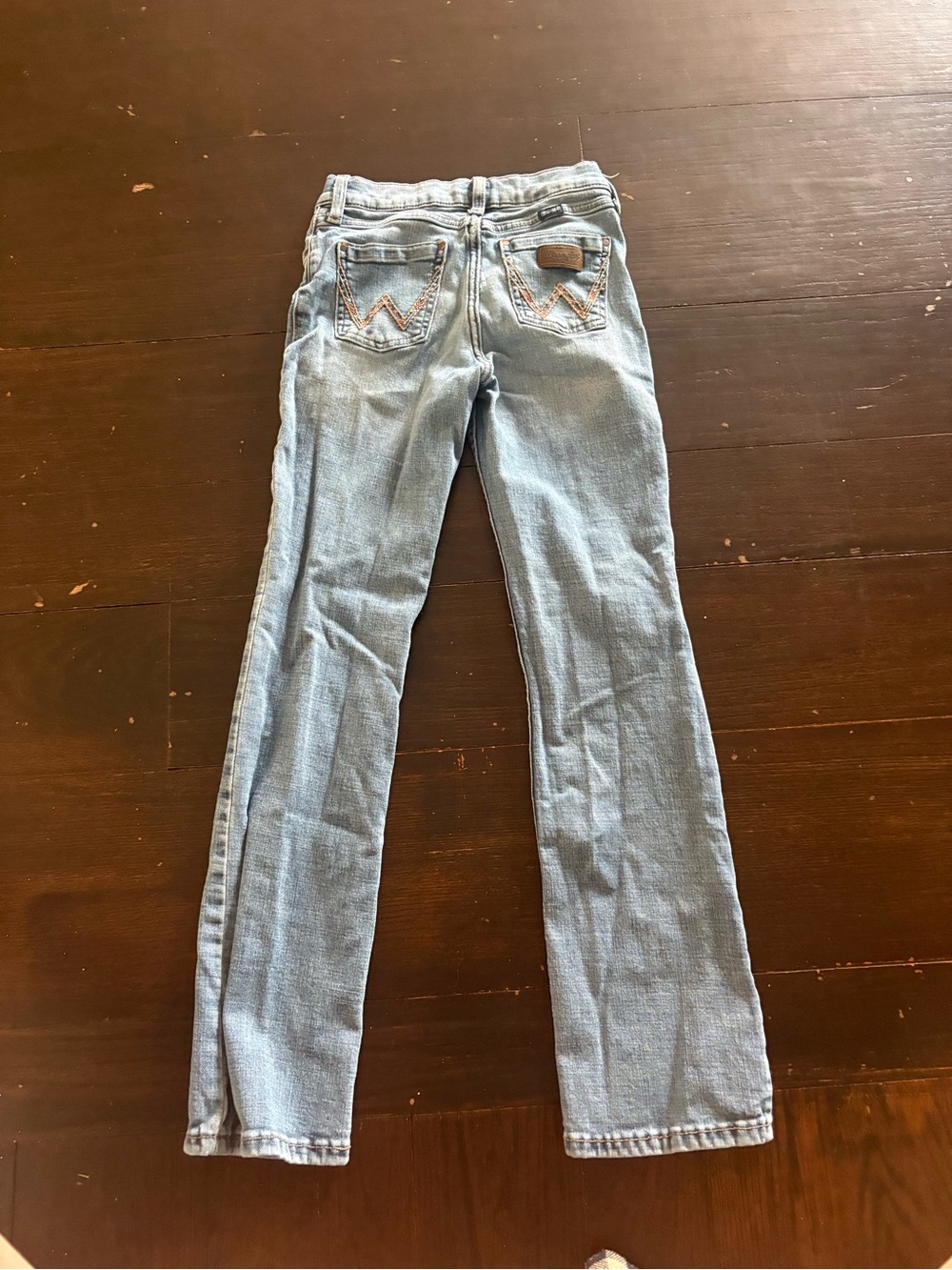 Wrangler Light Blue Kids Straight Jeans